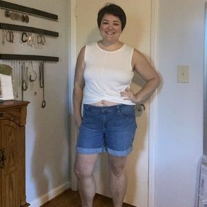 Lucky Brand Jean Cuffed Shorts
